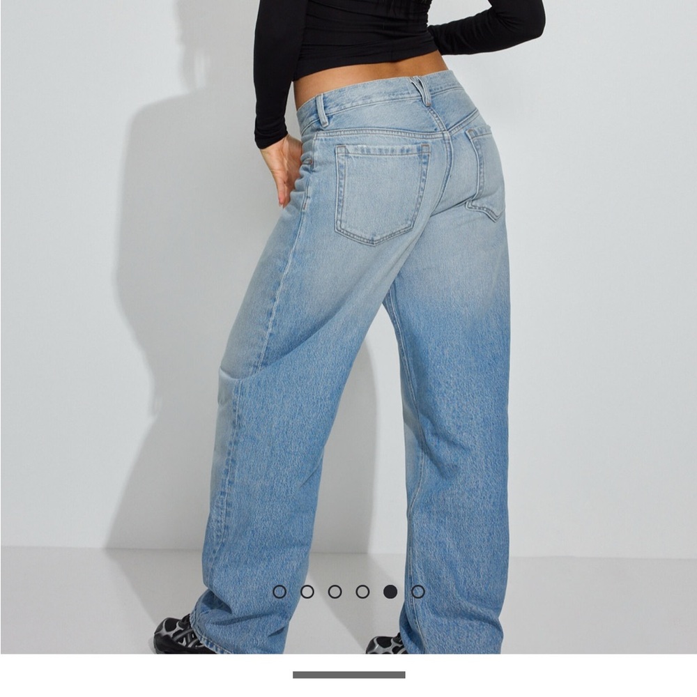garage amber blue jeans low rise